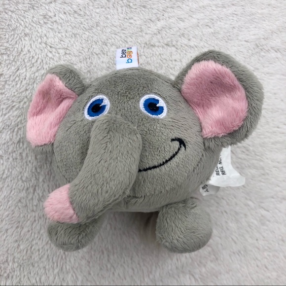 Bean Bagimals Other - Bean Bagimals Plush Elephant Stuffed Animal 4”